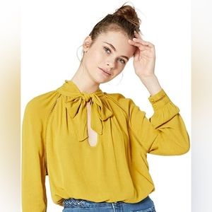 Jack by BB Dakota Mustard Blouse